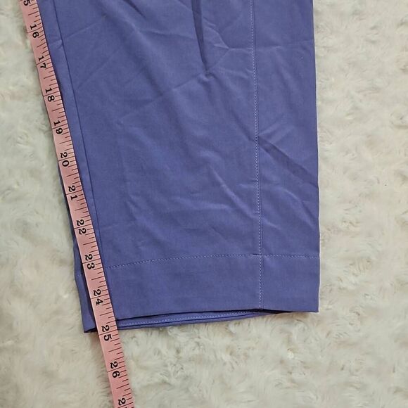 Athleta Size 4 NWOT Womens Arrival Straight Leg Ankle Pants Adonis Purple Blue - Picture 10 of 10